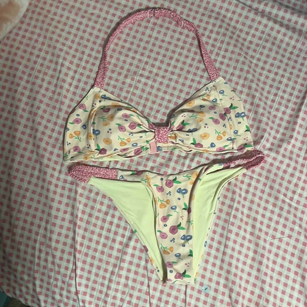 Floral Blackbough Bikini Set (SIZE XL)